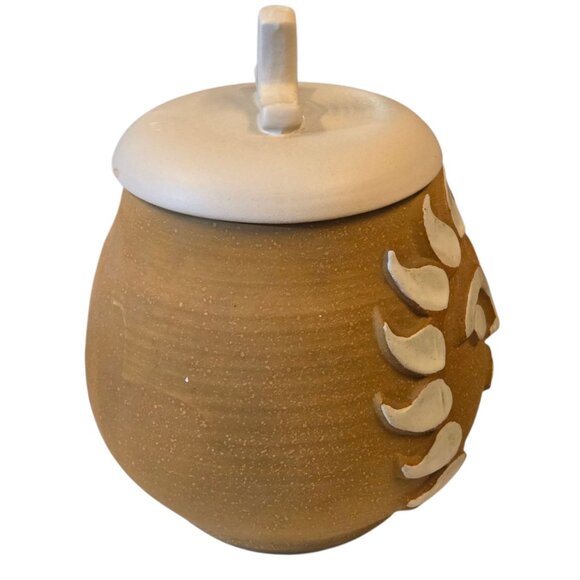 Metlox Poppytrail Sun Face Cookie Jar RARE California Vintage Pottery AS IS Read - Picture 5 of 16